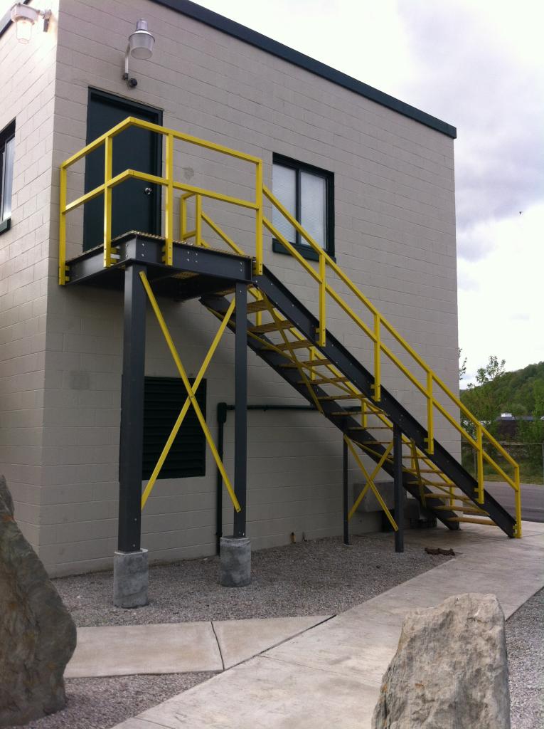 Waste Water Treatment Plant gets Stair System and Walkway | GEF, Inc.